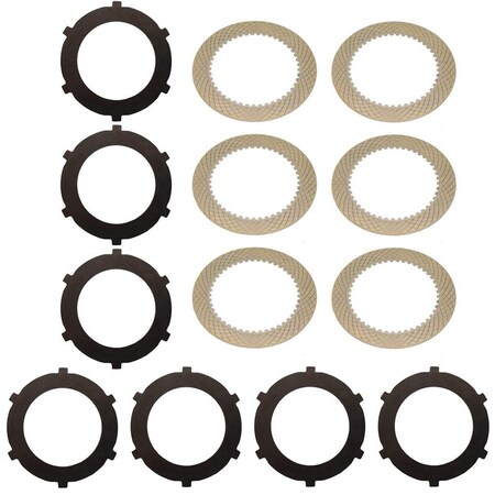 Aic Replacement Parts 181158A1 Transmission Friction Disc & Steel Disc Kit Fits Case Backhoe Loaders 181158A1KIT